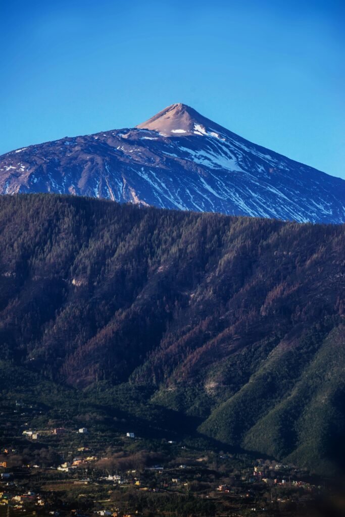 Uitzicht op de Teide vulkaan in Tenerife